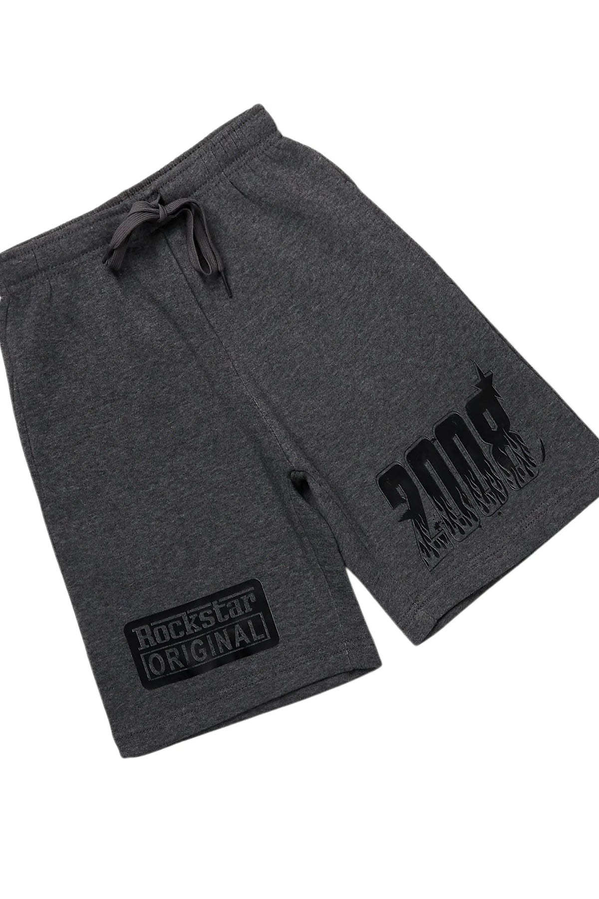 Boys Amos White/Heather T-Shirt/Short Set