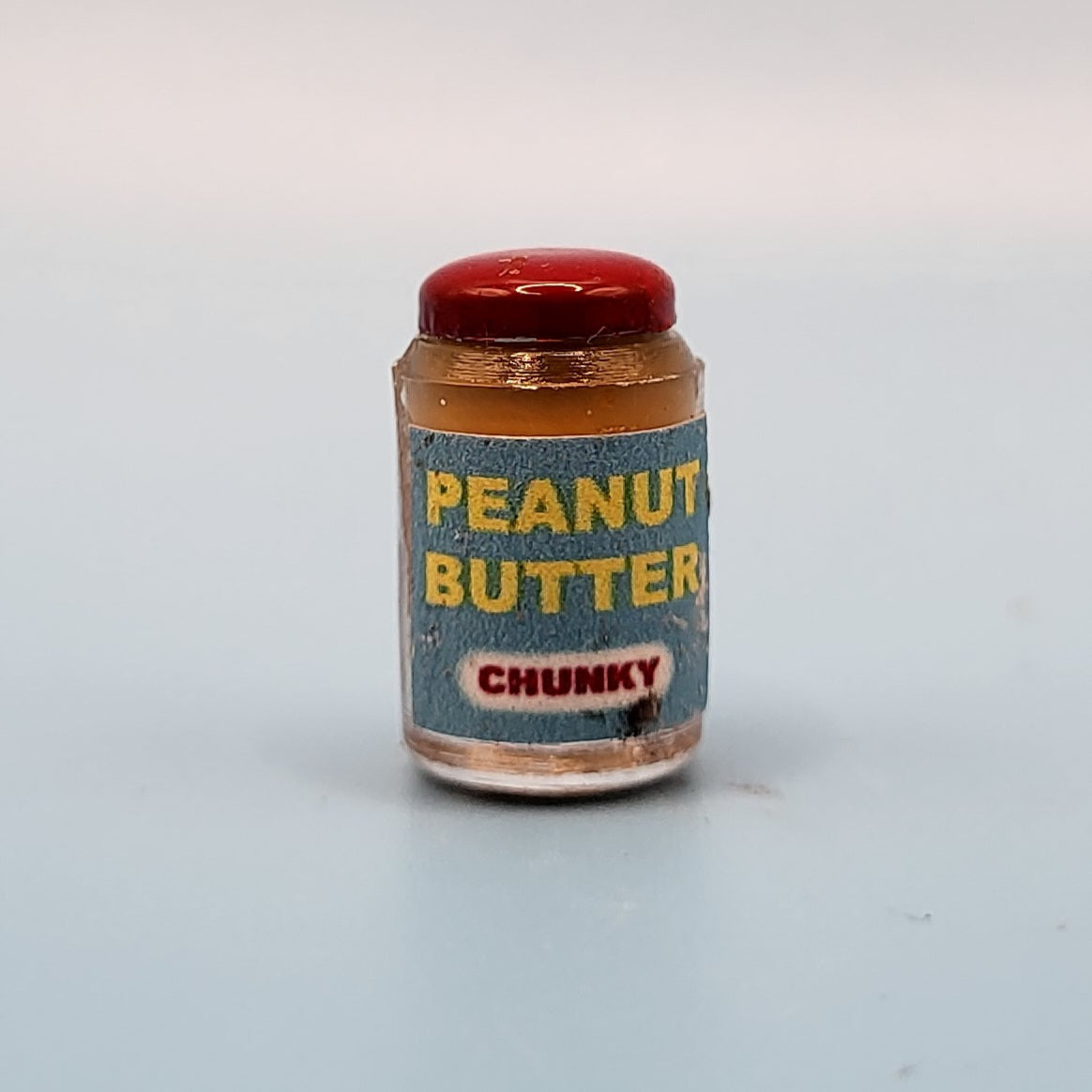 Jar of Peanut Butter - 1/12 Scale Dollhouse Miniature