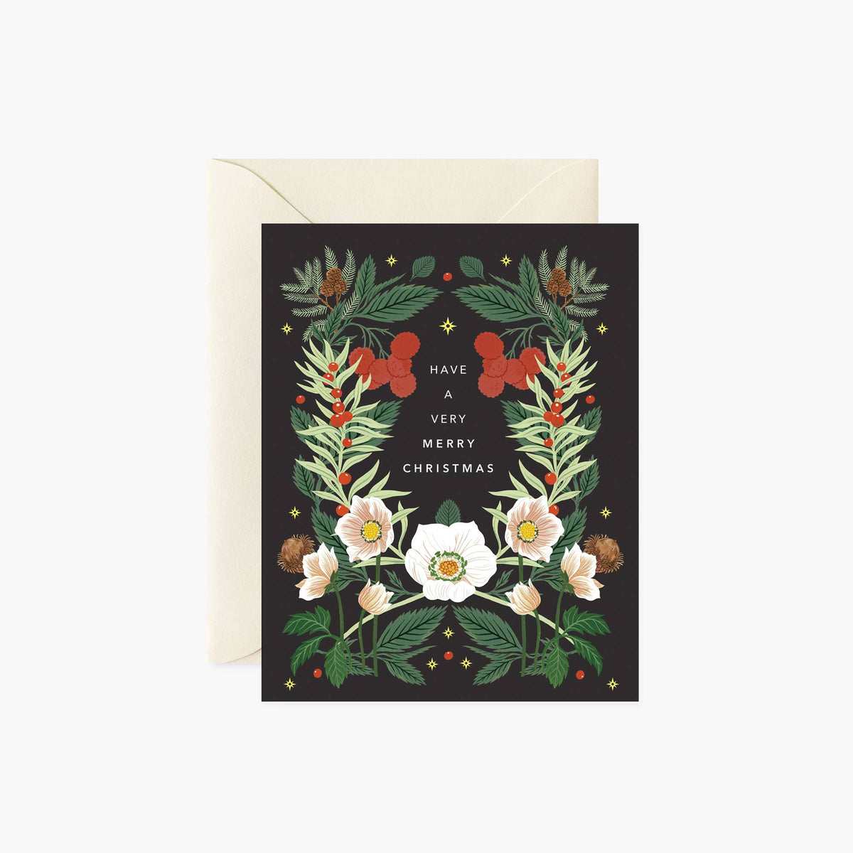 CHRISTMAS ROSE | greeting card-1