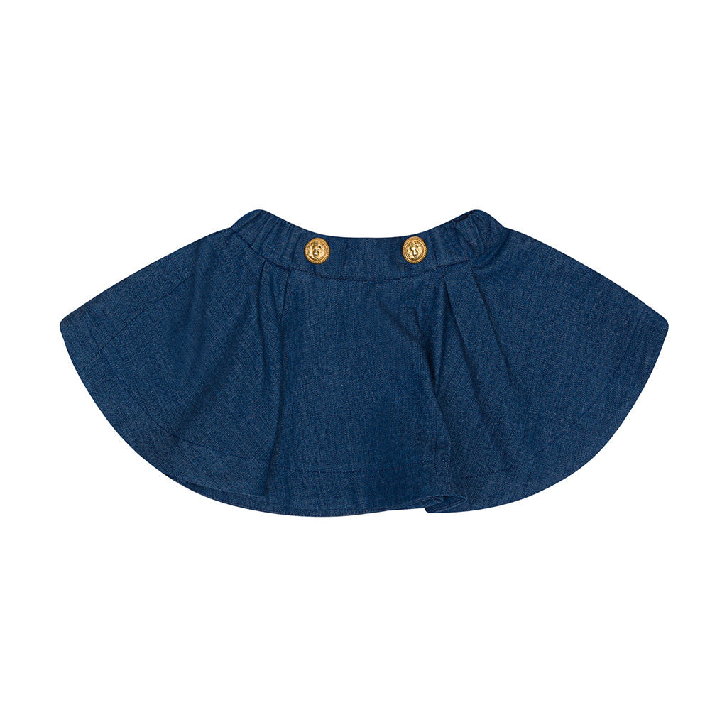 Balmain Kids Chambray Skirt