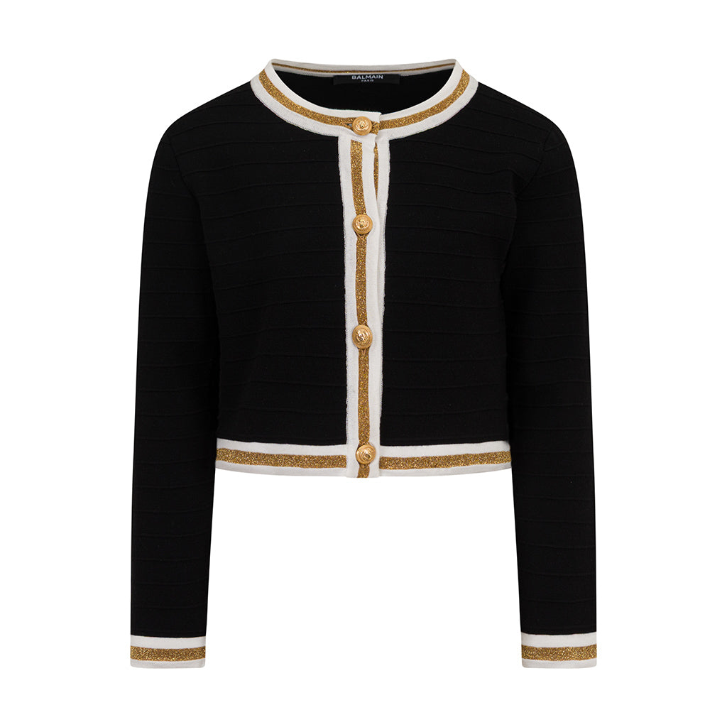 Balmain Kids Knit Cardigan