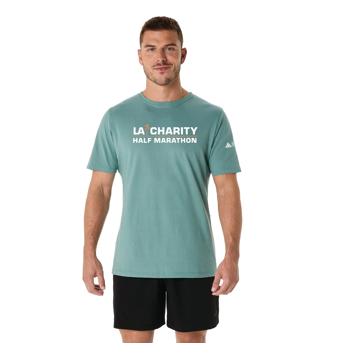 2026 Los Angeles Charity Half Marathon - ASICS Men's Short Sleeve Tee Celadon (2011D028) (LA26-21)