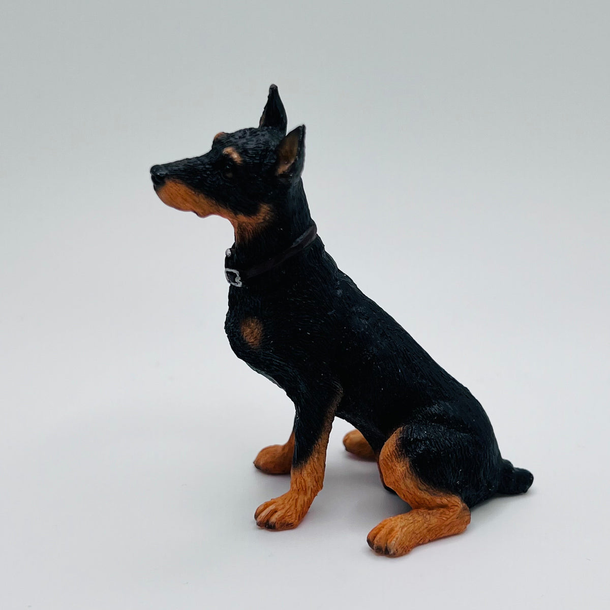 Doberman Dog - 1/12 Scale Dollhouse Miniature