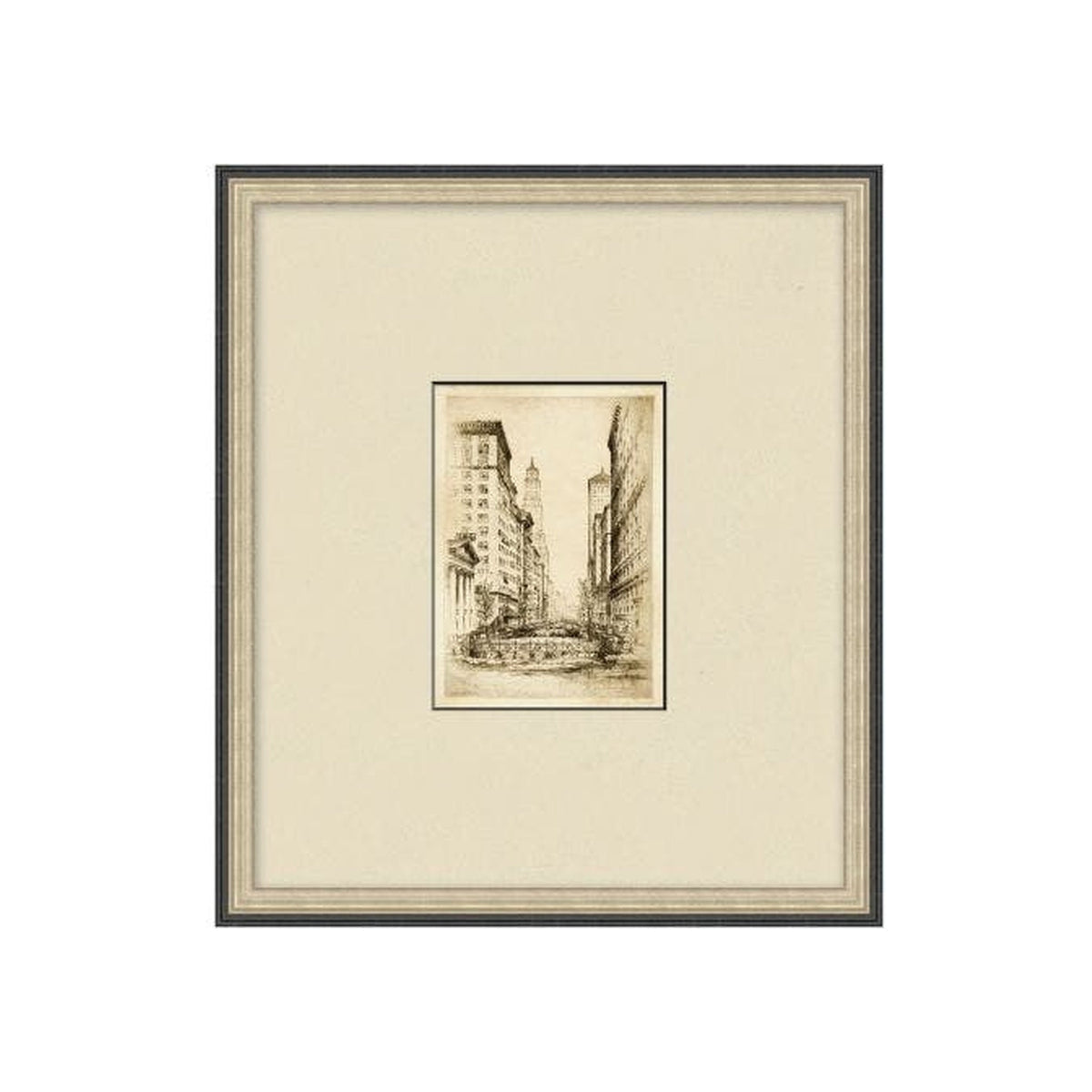 "Street Level to Skyline" Framed Art Print