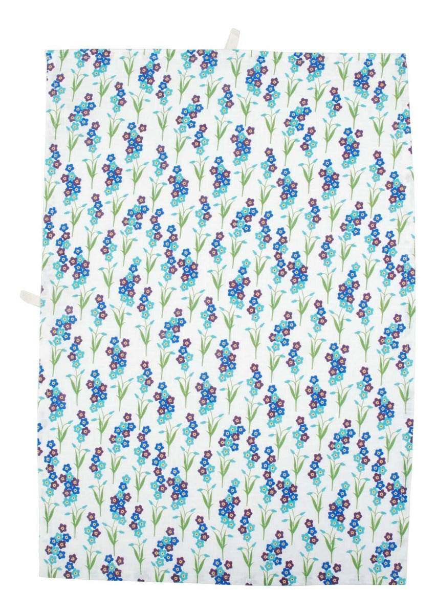 Duns Tea Towel - Forget Me Not