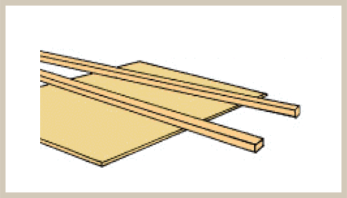 Basswood - Sheetwood - 1/16" x 3"