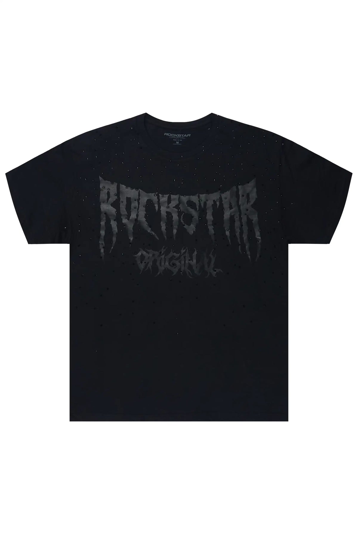 Andreas 2.0 Black Rhinestone T-Shirt