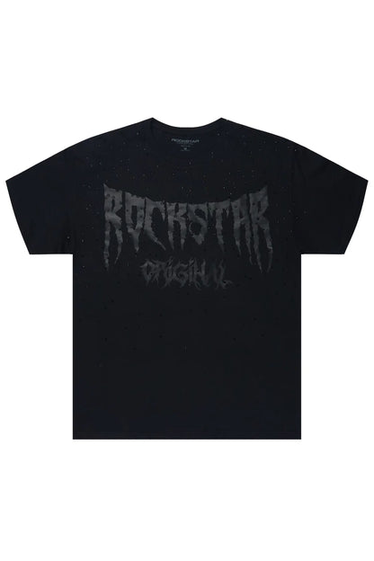 Andreas 2.0 Black Rhinestone T-Shirt