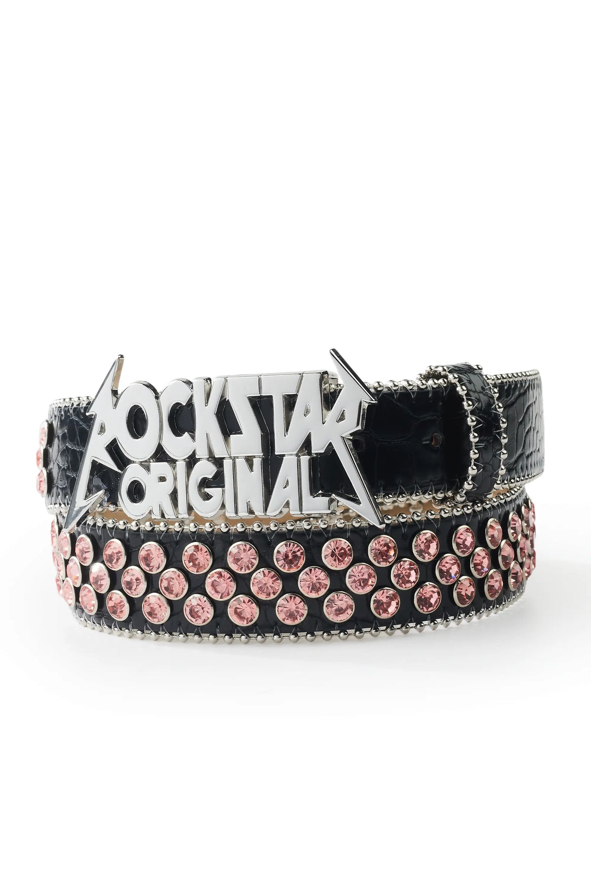Blaze Rockstar Black/Pink Logo Belt