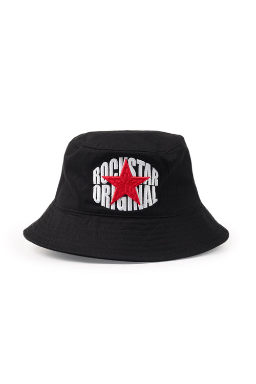 Axel Black Graphic Bucket Hat