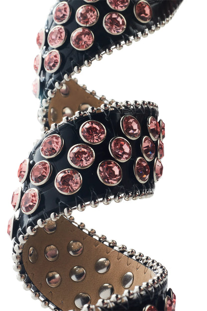 Blaze Rockstar Black/Pink Logo Belt