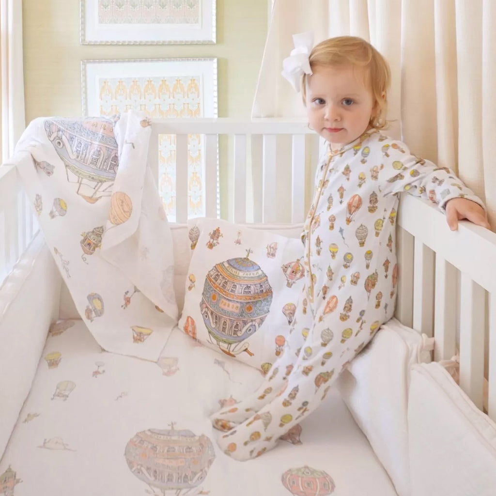 Atelier Choux Classic Playsuit – Hot Air Balloons