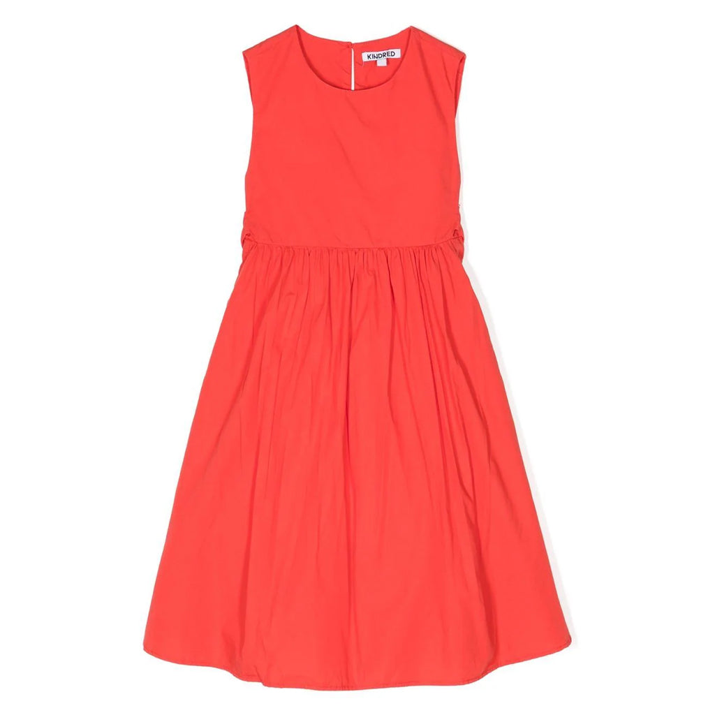 Bow-Detail Cotton Dress