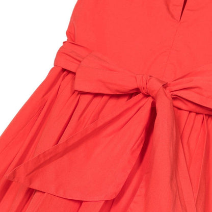 Bow-Detail Cotton Dress