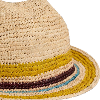 Bonpoint Stripe Detailed Raffia Sun Hat