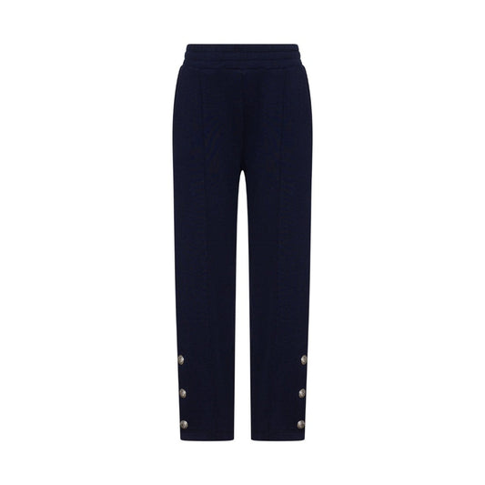 Balmain Kids Raised Seam Jersey Trousers