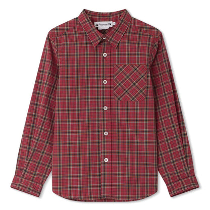 Bonpoint Tango Checkered Poplin Shirt