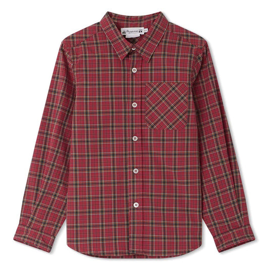 Bonpoint Tango Checkered Poplin Shirt