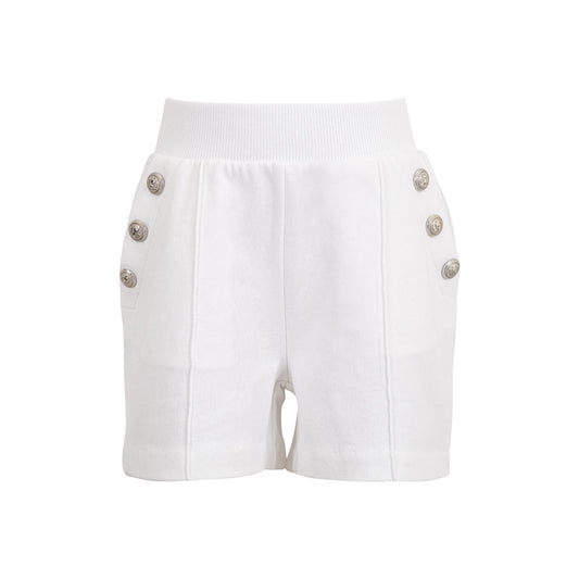 Balmain Kids Fleece Shorts