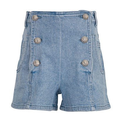 Balmain Kids Denim Shorts