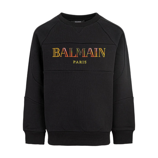 Balmain Kids Logo Fleece Sweatshirt