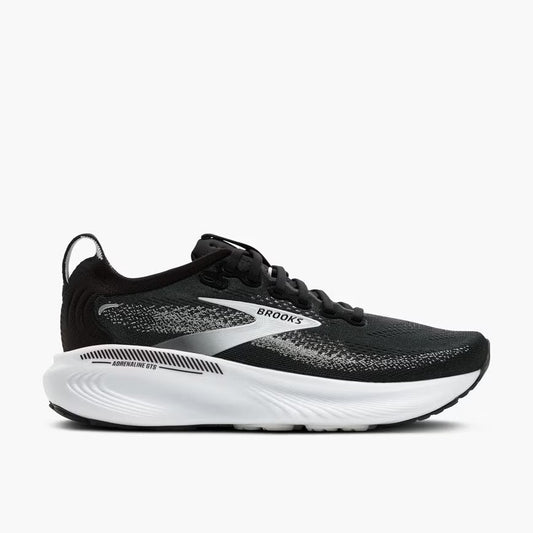 Brooks Women's Adrenaline GTS 25 - Black/Grey/White - Wide (D)