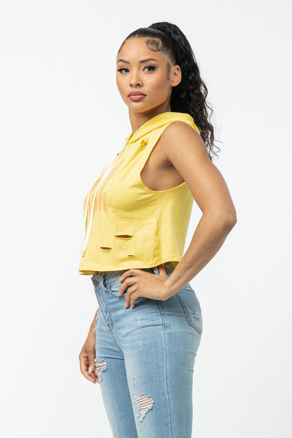 Alexcia Yellow Tank Top