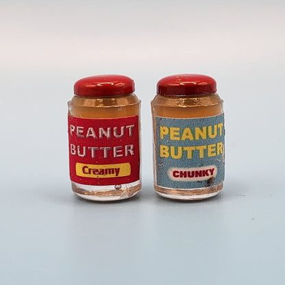 Jar of Peanut Butter - 1/12 Scale Dollhouse Miniature