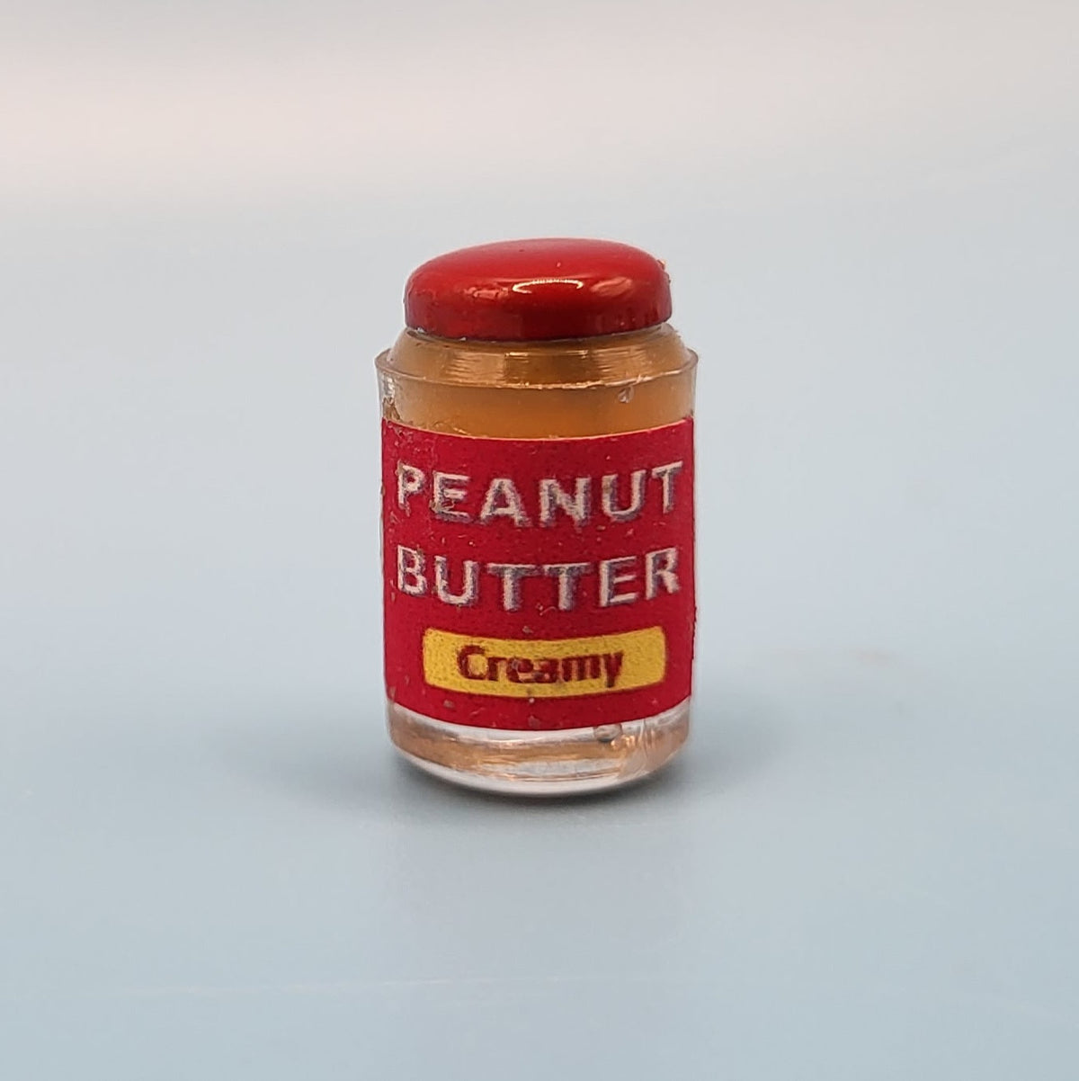 Jar of Peanut Butter - 1/12 Scale Dollhouse Miniature