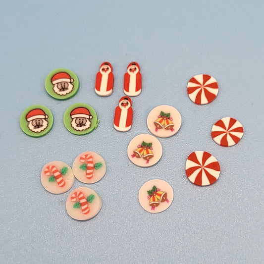Christmas Candy - Polymer Clay - 1/12 Scale Dollhouse Miniature