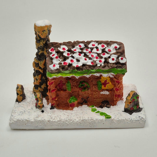 Gingerbread House Log Cabin - 1/12 Scale Dollhouse Miniature