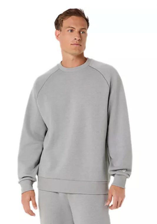 ASICS Unisex Fleece Crewneck Sweatshirt Grey Heather (2031F469)