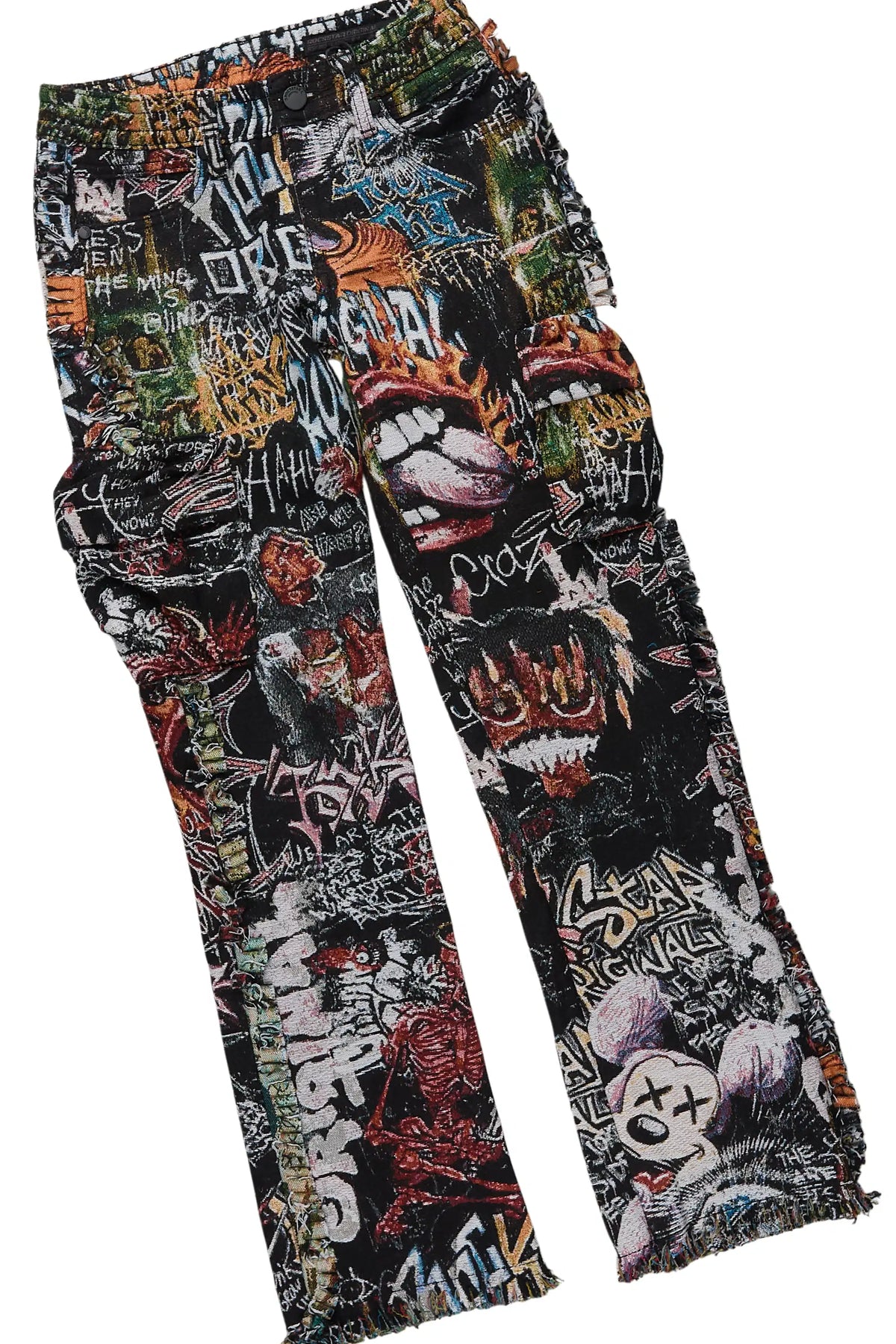 Boys All Star Black Hoodie & Jari Multi Stacked Jean Set
