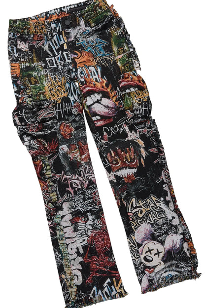 Boys All Star Black Hoodie & Jari Multi Stacked Jean Set