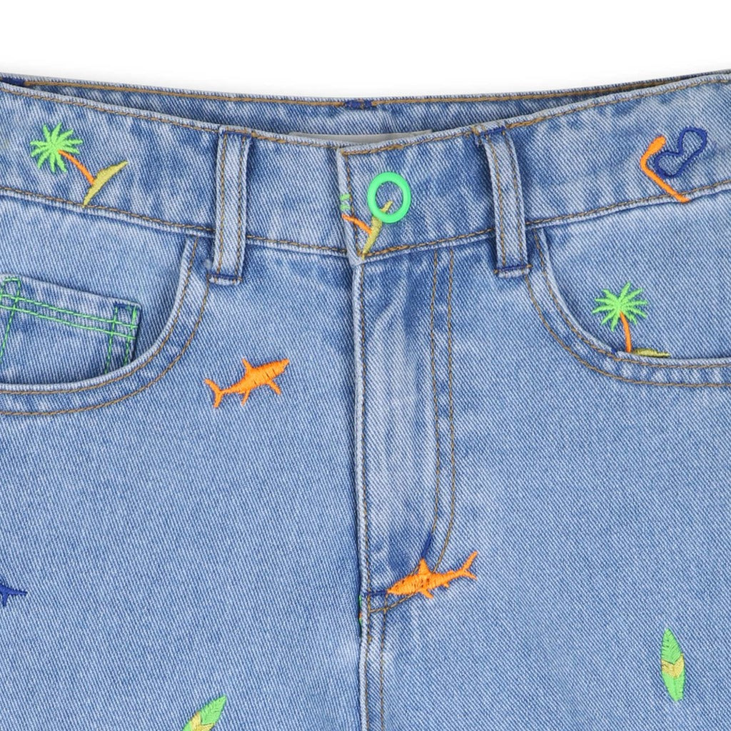 Billieblush Denim Bermuda Shorts