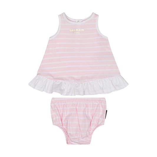 Balmain Kids Stripey Dress