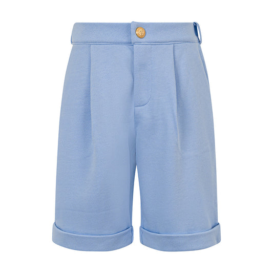 Balmain Kids Pleated Shorts