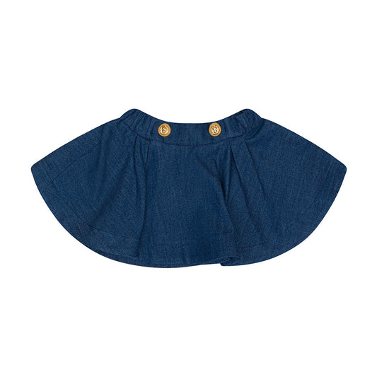 Balmain Kids Chambray Skirt