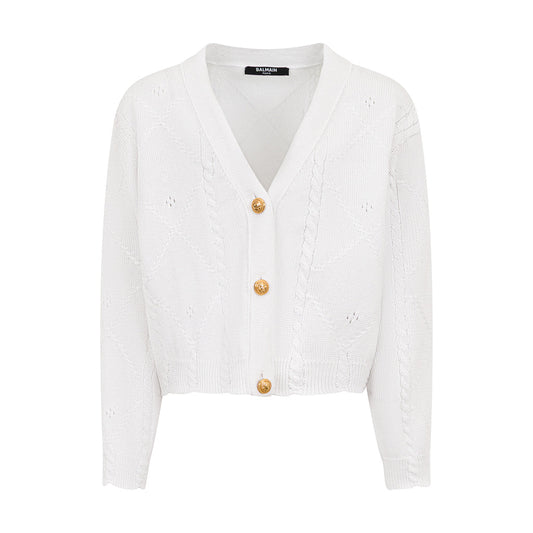 Balmain Kids Knit Cardigan