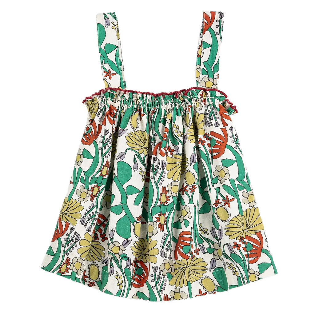 Bobo Choses Color Herbalist All Over Woven Top