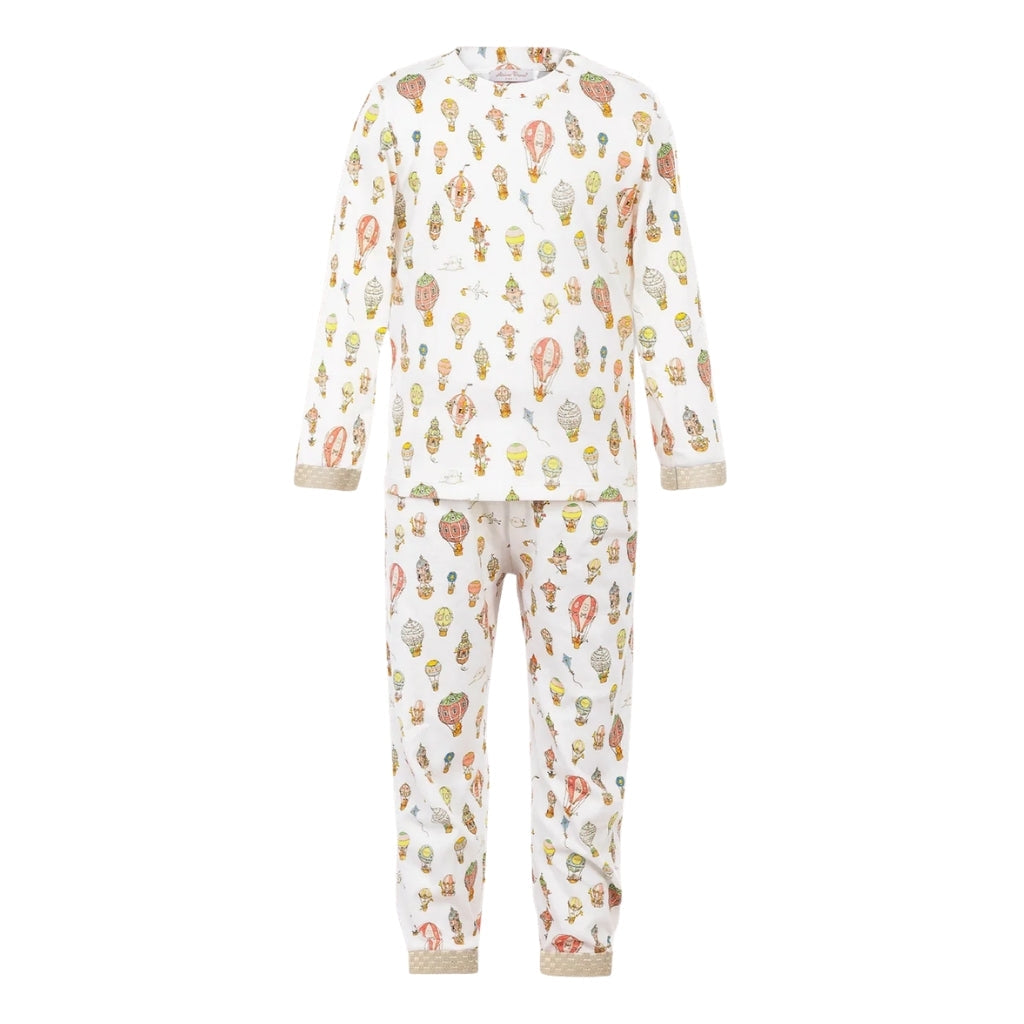 Atelier Choux Loungewear Set - Hot Air Balloons Gold