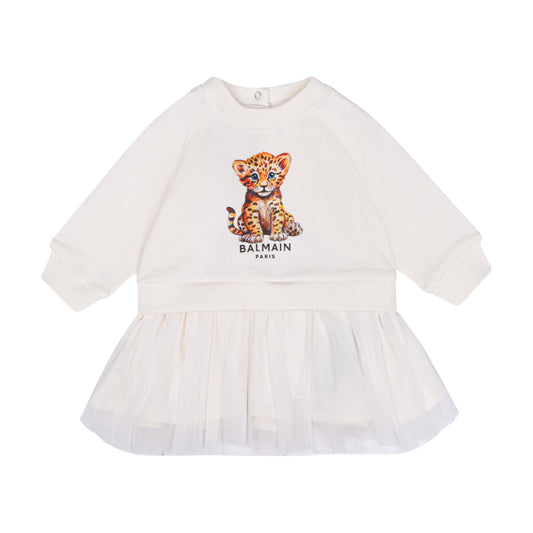 Balmain Kids Flared Dress