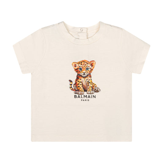 Balmain Kids Graphic Print T-shirt