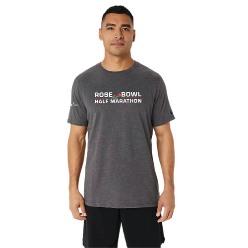 2026 Rose Bowl Half Marathon - ASICS Men's PR Poly Cotton Tee (2011D028) (RB26-02)
