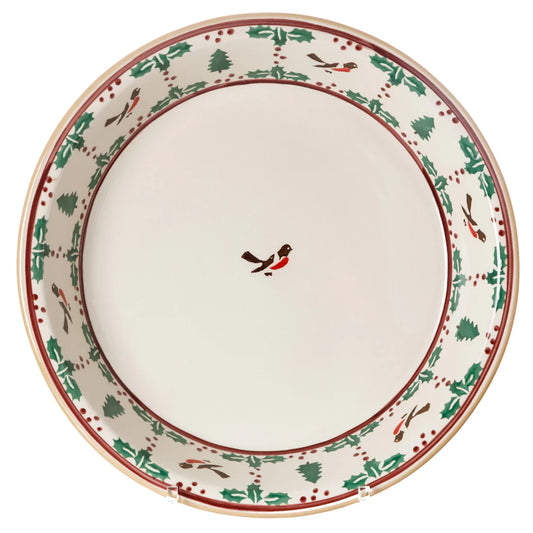 Nicholas Mosse - Classic Pie Dish, Winter Robin (retired)