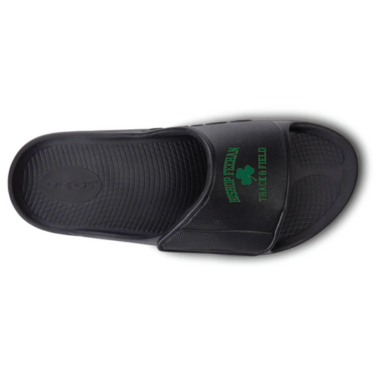 Bishop Feehan Track and Field Oofos OOahh Sport Flex Slide Sandals (1550)