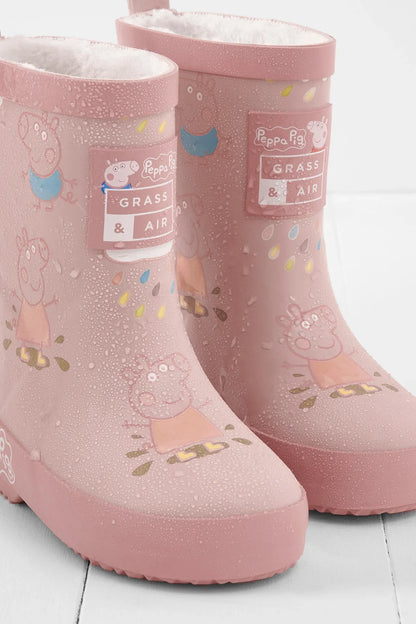 G&A x Peppa Pig Winter Wellies with Bag - Candyfloss Coral
