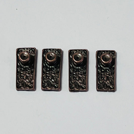 Ornate Door Knob - 1/12 Scale - Bronze