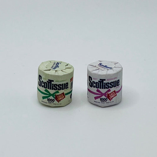 One Roll of Toilet Paper - 1/12 Scale Dollhouse Miniature