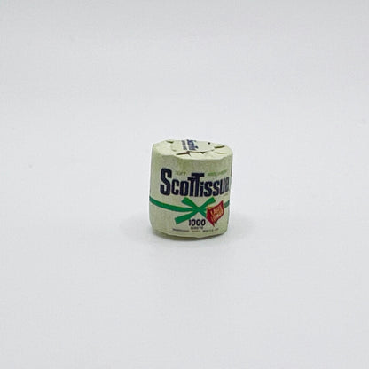 One Roll of Toilet Paper - 1/12 Scale Dollhouse Miniature